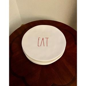 NWT Rae Dunn Melamine EAT Plates